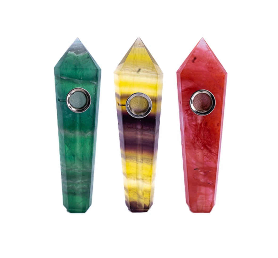 Rasta Pipe – Crystal Pipe 11cm