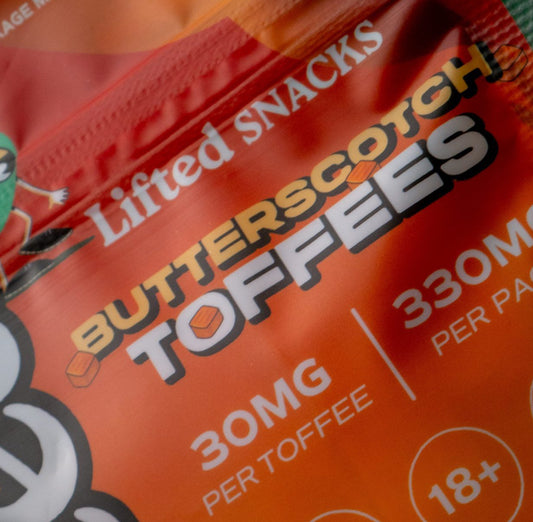 Lifted Butterscotch toffees