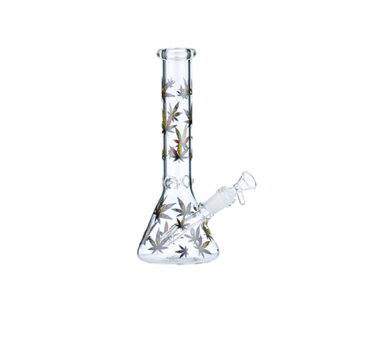 Funky Leaf Ice Catcher Bong – 25cm