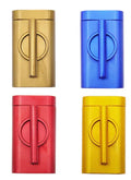 Tobacco Grinder – Metal DugOut w Grinder – Assorted