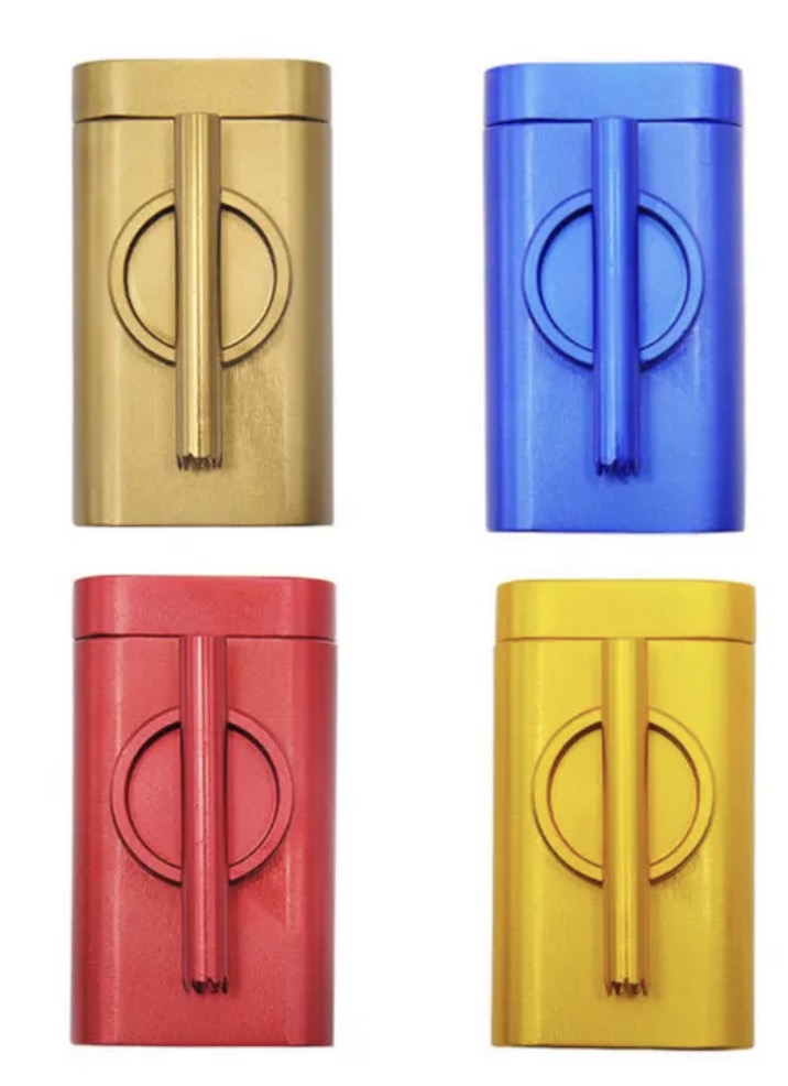 Tobacco Grinder – Metal DugOut w Grinder – Assorted