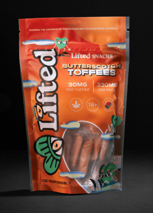 Lifted Butterscotch toffees