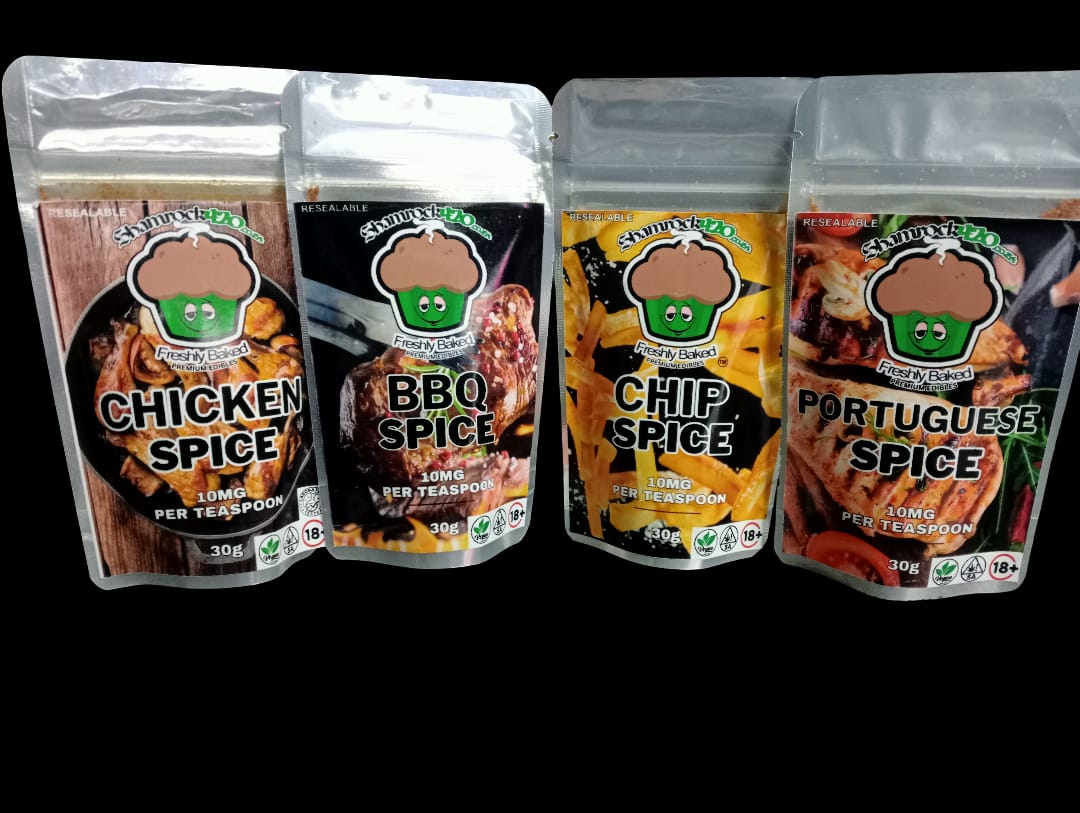 Shamrock spices (60mg THC per packet)