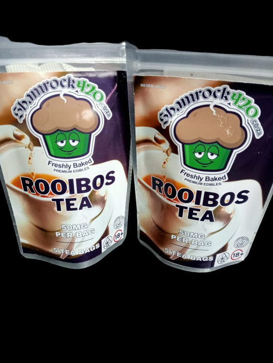 Shamrock infused Rooibos tea(50mg THC per tea bag)