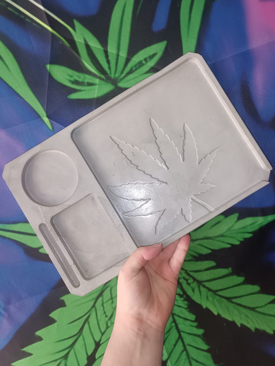 Hand crafted rolling tray