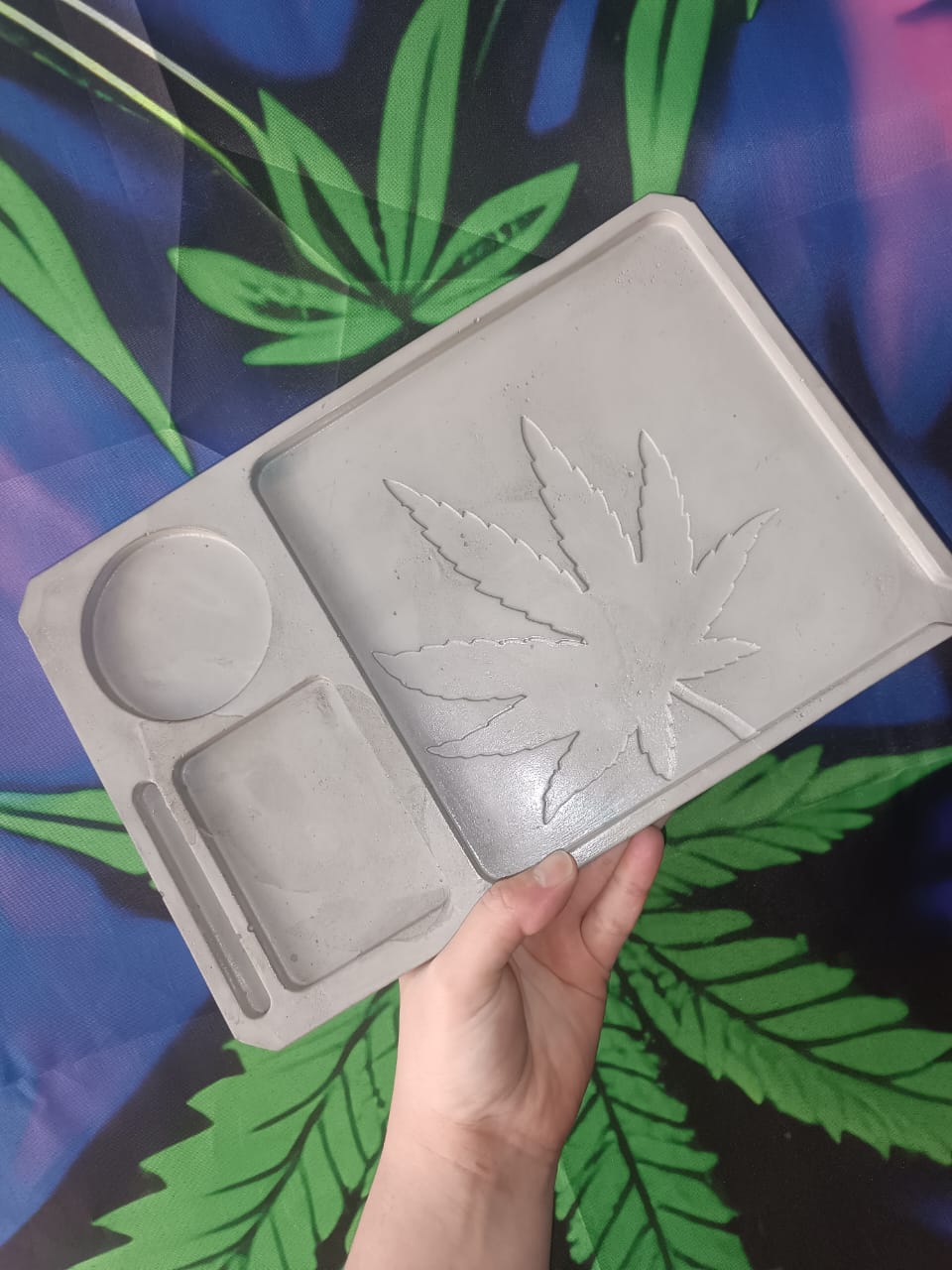 Hand crafted rolling tray